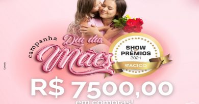 Campanha Dia das Mães vai sortear R$ 7500,00 em compras