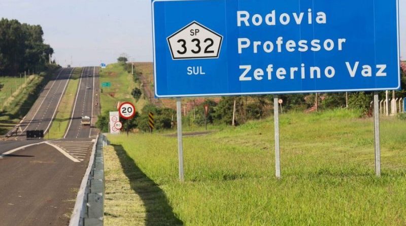Rodovia Professor Zeferino Vaz (SP-332). Foto: Giacomo Fadel/Conchal em Notícias