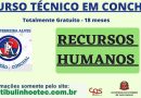 ETEC abre inscrições para vestibulinho de Recursos Humanos em Conchal