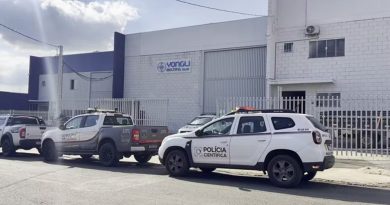 Acidente de trabalho aconteceu em fábrica em Artur Nogueira (SP) — Foto: Portal ON