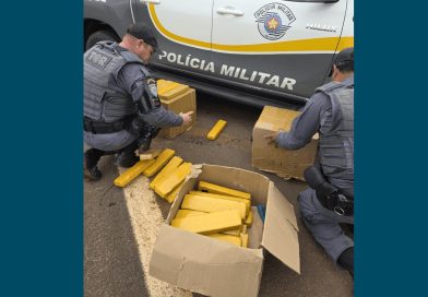 O motorista confessou que havia recebido as caixas em um posto de combustíveis - Foto: Polícia Militar